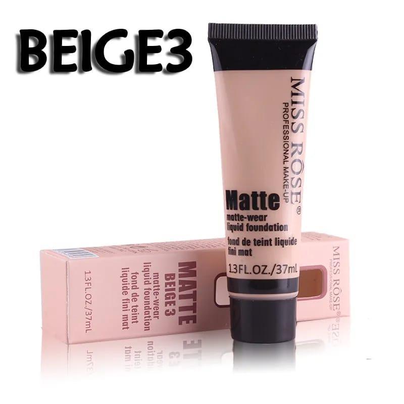 Miss Rose Matte Foundation – Silky Soft Hydrating Coverage