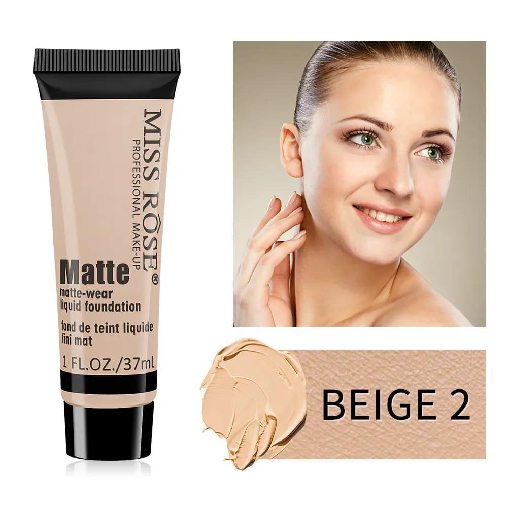 Miss Rose Matte Foundation – Silky Soft Hydrating Coverage