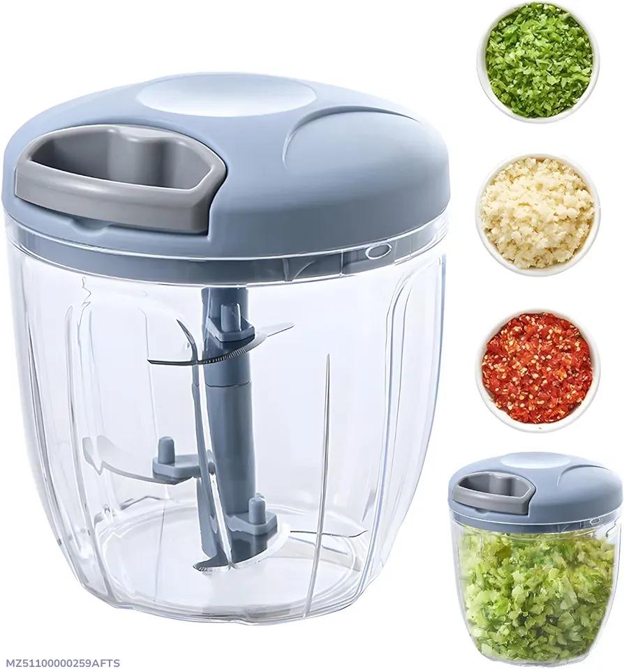4-in-1 Manual Food Chopper & Vegetable Cutter