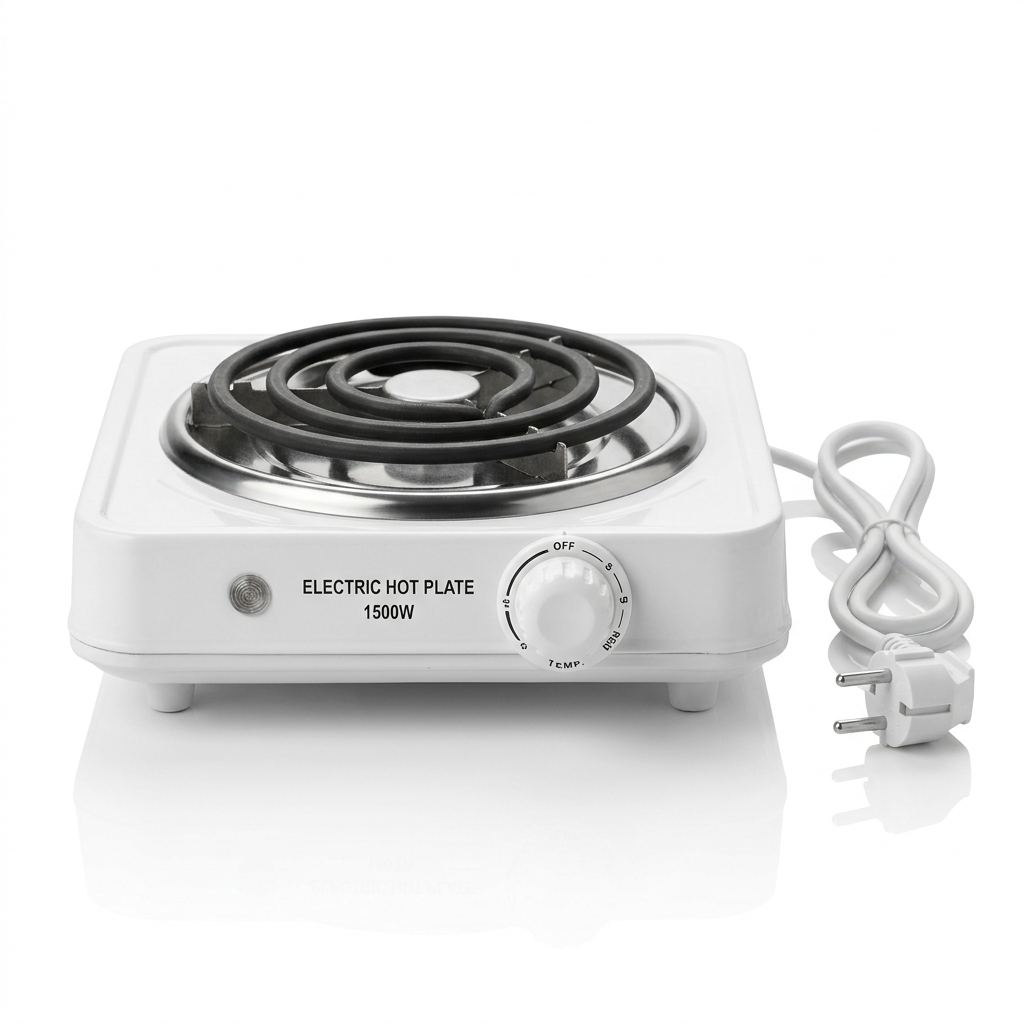 🔥 RAF 1000W Electric Hot Plate – Portable Single Burner Electric Stove for Cooking & Heating